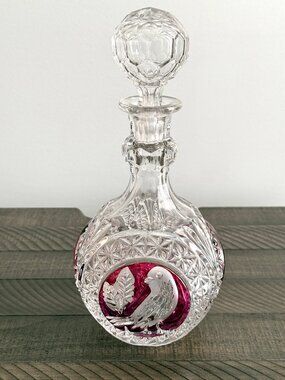 Hofbauer Byrdes Collection, The Ruby Decanter & Stopper | Wine Decanter